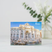 Trevi Fountain Rome Italië Briefkaart (Staand voorkant)