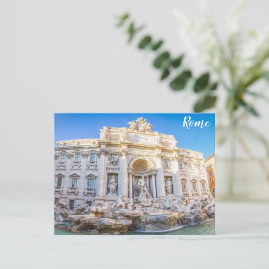 Trevi Fountain Rome Italië Briefkaart (Staand voorkant)