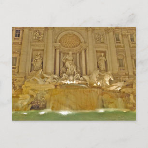 Trevi Fountain - Rome, Italië Briefkaart