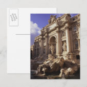 Trevi Fountain, Rome, Italië Briefkaart (Voorkant / Achterkant)