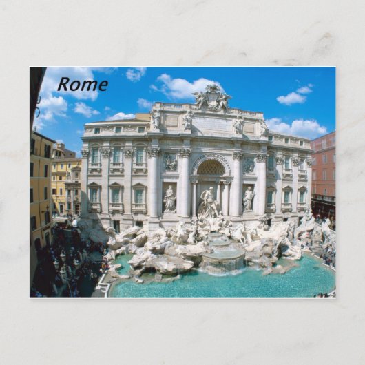 Trevi-Fountain-Rome-Italië-[kan.k].JPG Briefkaart (Voorkant)