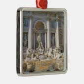 Trevi Fountain Rome Italië Metalen Ornament (Rechts)