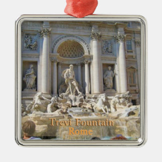 Trevi Fountain Rome Italië Metalen Ornament