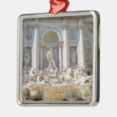 Trevi Fountain Rome Italië Metalen Ornament (Links)