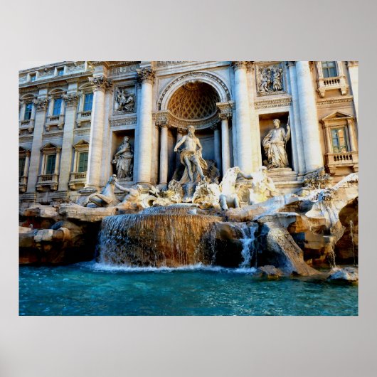 Trevi Fountain, Rome, Italië Poster (Voorkant)