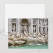Trevi Fountain Rome Italië Schilderachtig Briefkaa Briefkaart (Voorkant / Achterkant)