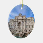 Trevi Fountain Rome Italy Holiday Panorama Keramisch Ornament (Rechts)