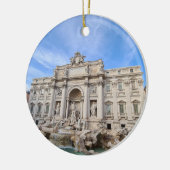 Trevi Fountain Rome Italy Holiday Panorama Keramisch Ornament (Links)