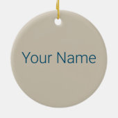 Trevi Fountain Rome Italy Holiday Panorama Keramisch Ornament (Achterkant)