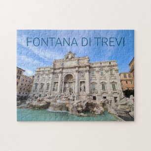 Trevi Fountain Rome Italy Holiday Panorama Legpuzzel
