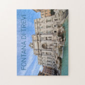 Trevi Fountain Rome Italy Holiday Panorama Legpuzzel (Verticaal)