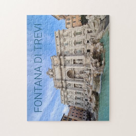 Trevi Fountain Rome Italy Holiday Panorama Legpuzzel (Verticaal)