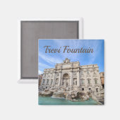 Trevi Fountain Rome Italy Holiday Panorama Magneet (Voorkant / Achterkant)