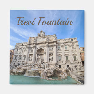 Trevi Fountain Rome Italy Holiday Panorama Magneet