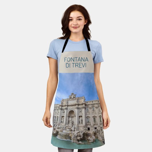 Trevi Fountain Rome Italy Holiday Panorama Schort (Gedragen)