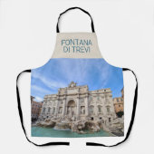 Trevi Fountain Rome Italy Holiday Panorama Schort (Voorkant)