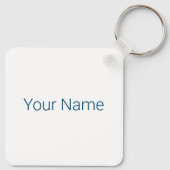 Trevi Fountain Rome Italy Holiday Panorama Sleutelhanger (Achterkant)