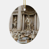 Trevi Fountain Rome Italy Revel Photo Keramisch Ornament (Rechts)