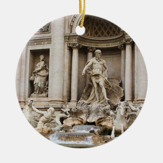 Trevi Fountain Rome Italy Revel Photo Keramisch Ornament (Voorkant)