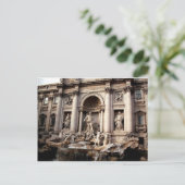 Trevi Fountain Rome Italy Travel Briefkaart (Staand voorkant)