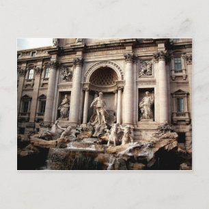 Trevi Fountain Rome Italy Travel Briefkaart