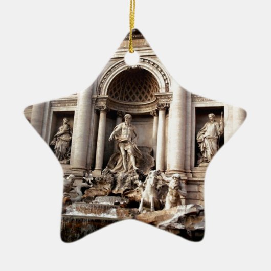 Trevi Fountain Rome Italy Travel Keramisch Ornament (Voorkant)