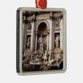 Trevi Fountain Rome Italy Travel Metalen Ornament (Rechts)