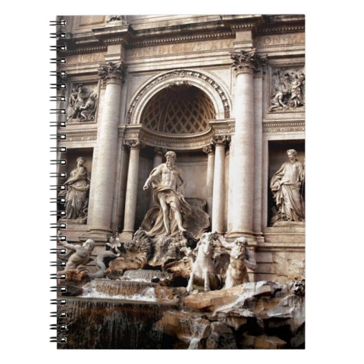 Trevi Fountain Rome Italy Travel Notitieboek (Voorkant)
