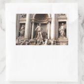 Trevi Fountain Rome Italy Travel Rechthoekige Sticker (Tas)