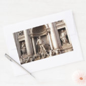 Trevi Fountain Rome Italy Travel Rechthoekige Sticker (Envelop)