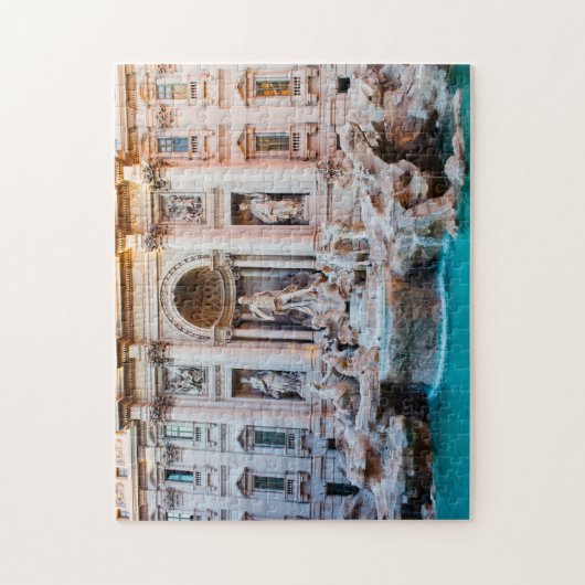 Trevi Fountain Rome. Jigzaag Puzzle Legpuzzel (Verticaal)