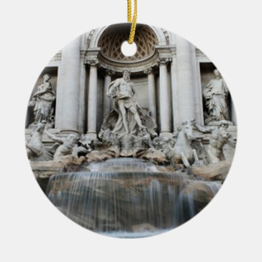 Trevi Fountain Rome Keramisch Ornament (Voorkant)