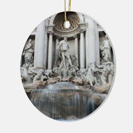Trevi Fountain Rome Keramisch Ornament (Links)