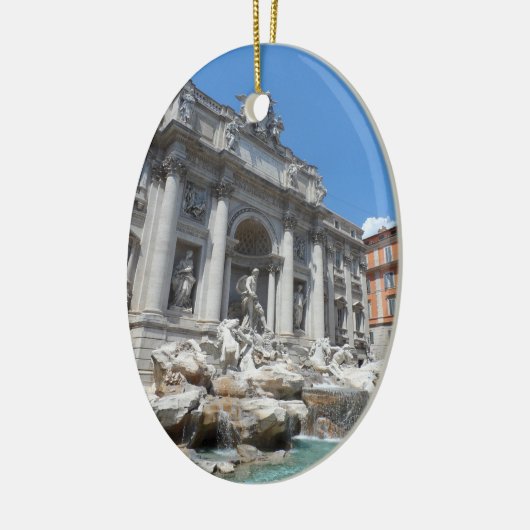 Trevi Fountain - Rome Keramisch Ornament (Links)