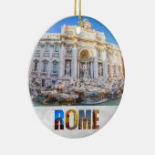 Trevi Fountain Rome - Kerstmis Keramisch Ornament (Rechts)