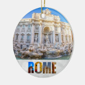 Trevi Fountain Rome - Kerstmis Keramisch Ornament (Links)