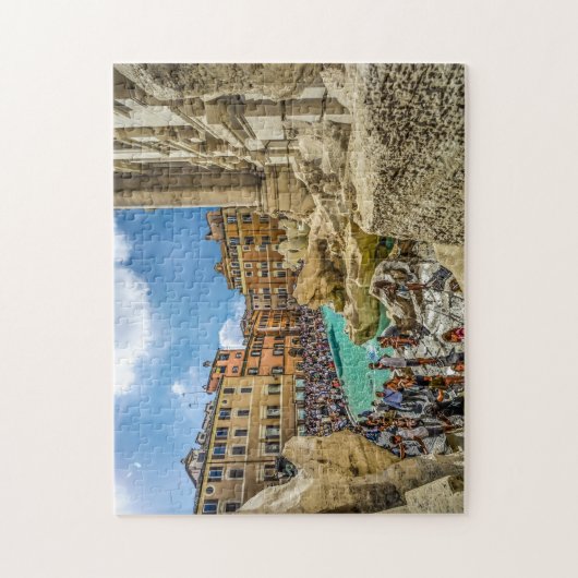 Trevi Fountain Rome. Legpuzzel (Verticaal)