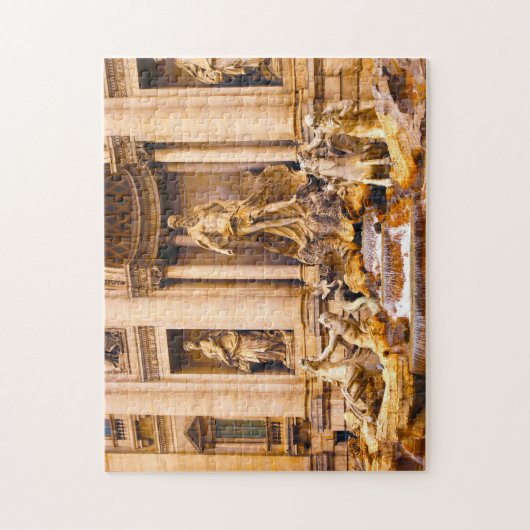 Trevi Fountain Rome. Legpuzzel (Verticaal)