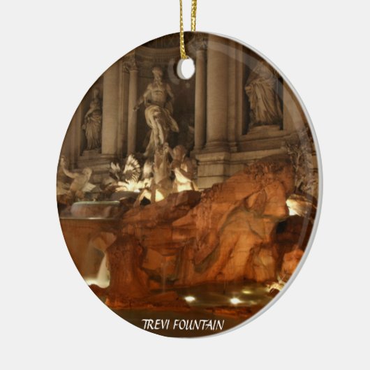 Trevi Fountain Rome Ornament (Links)