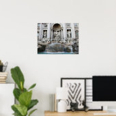 Trevi Fountain Rome Poster (Thuiskantoor)