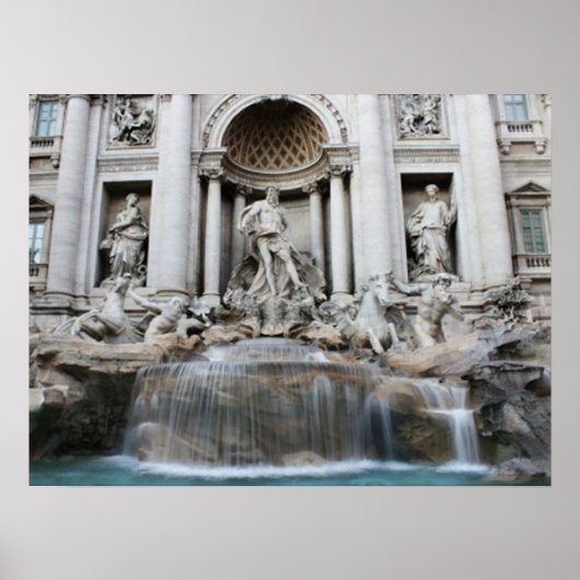 Trevi Fountain Rome Poster (Voorkant)