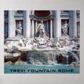 Trevi Fountain Rome Poster (Voorkant)