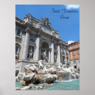 Trevi Fountain - Rome Poster