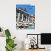 Trevi Fountain - Rome Poster (Thuiskantoor)