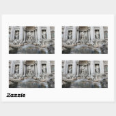Trevi Fountain Rome Rechthoekige Sticker (Vel)