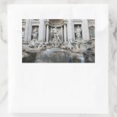Trevi Fountain Rome Rechthoekige Sticker (Tas)
