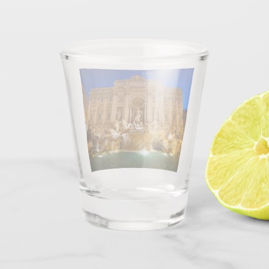 Trevi Fountain Shot Glas (Achterkant)