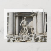 Trevi Fountain Statue Briefkaart (Voorkant / Achterkant)