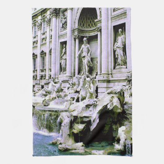 Trevi Fountain Theedoek (Verticaal)