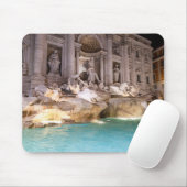 Trevi gif 's nachts - Rome, Italië Muismat (Met muis)